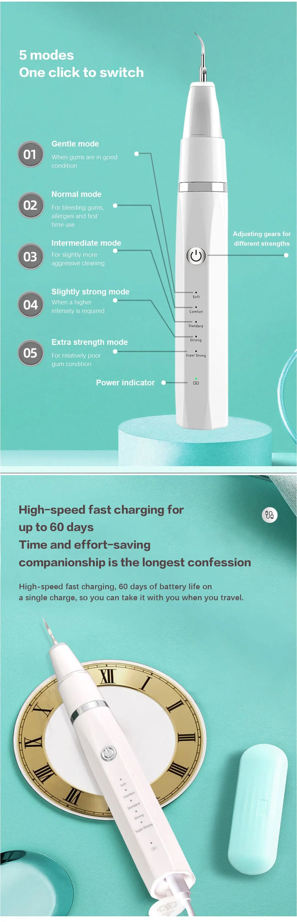 XB Ultrasonic Teeth Scaler & Stain Remover