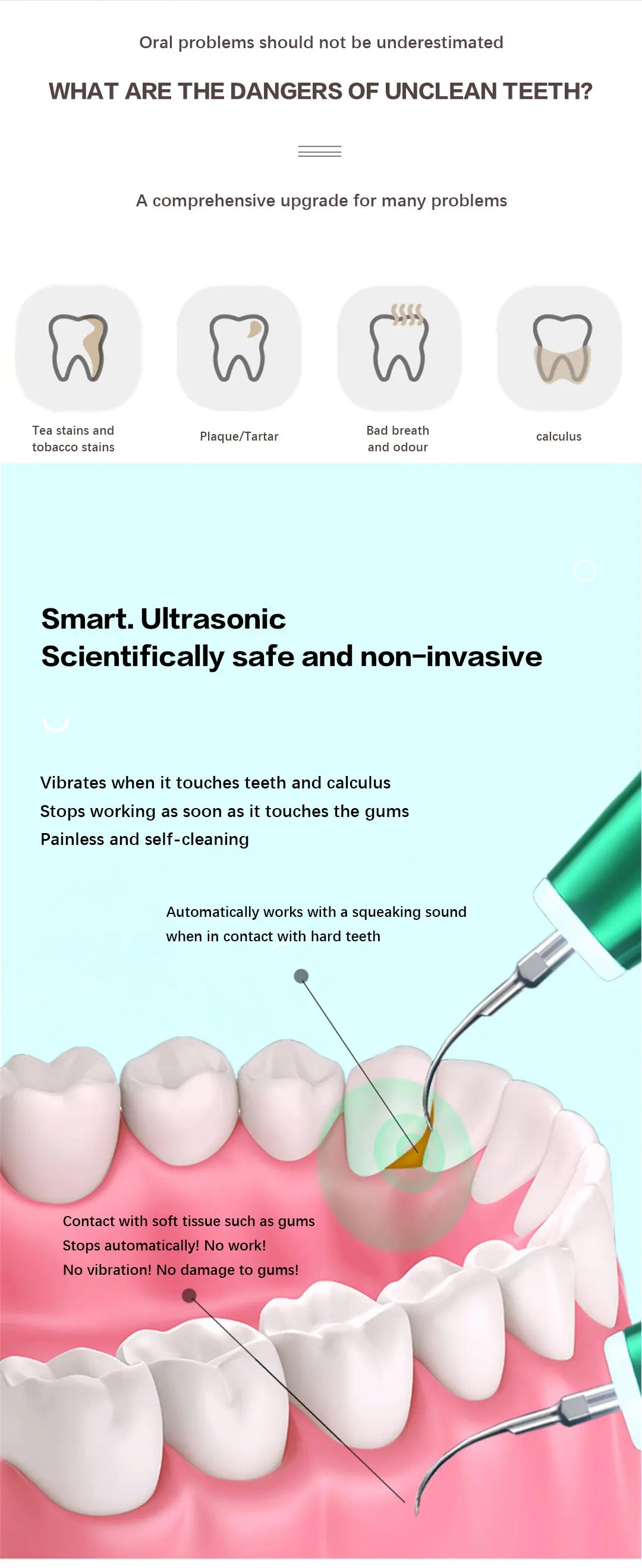 XB Ultrasonic Teeth Scaler & Stain Remover