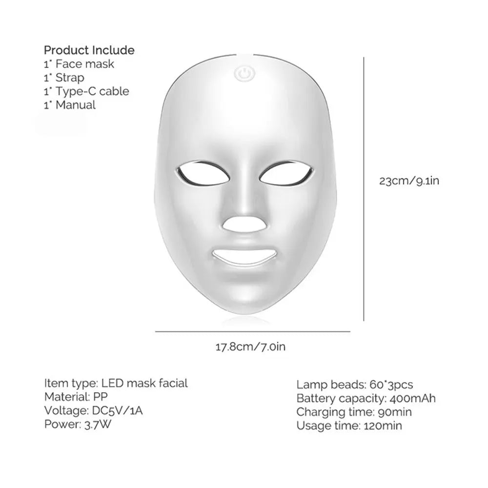 XB Wireless LED Facial Rejuvenation Mask