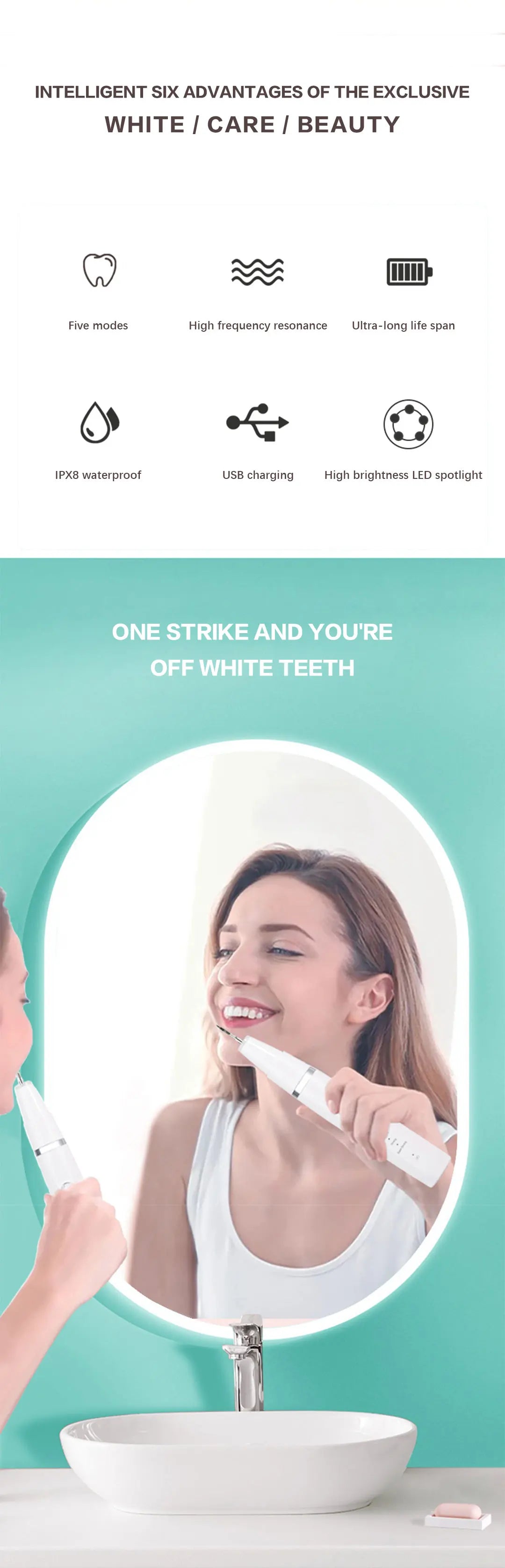 XB Ultrasonic Teeth Scaler & Stain Remover