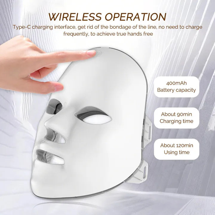 XB Wireless LED Facial Rejuvenation Mask