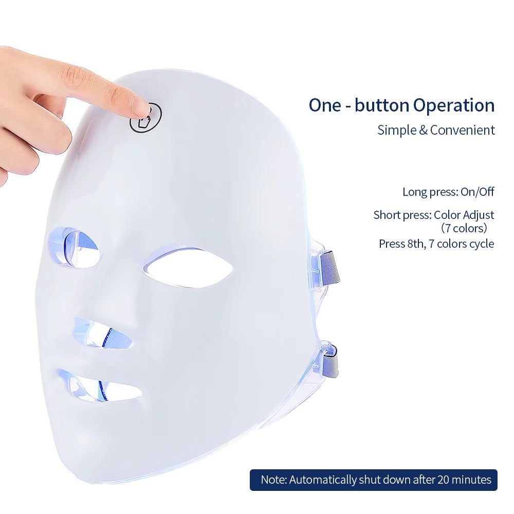 XB Wireless LED Facial Rejuvenation Mask